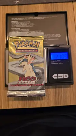 4x Heavy Packs Booster Pokemon TCG Neo Genesis Booster Deutsch OVP - ungeoffnet - Image 2