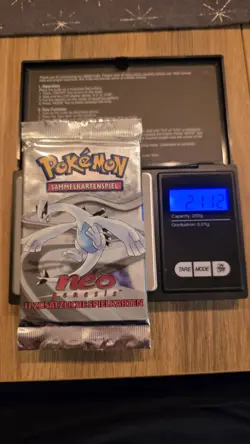 4x Heavy Packs Booster Pokemon TCG Neo Genesis Booster Deutsch OVP - ungeoffnet - Image 3