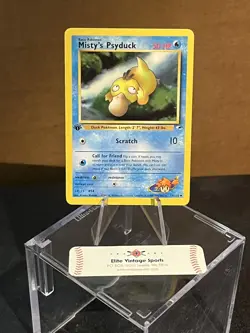 2000 Pokemon Misty’s Psyduck Gym Hero’s 1st Ed #54 - Image 1