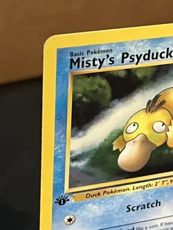 2000 Pokemon Misty’s Psyduck Gym Hero’s 1st Ed #54 - Image 2
