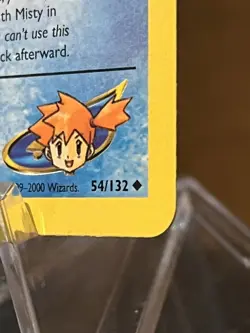 2000 Pokemon Misty’s Psyduck Gym Hero’s 1st Ed #54 - Image 4