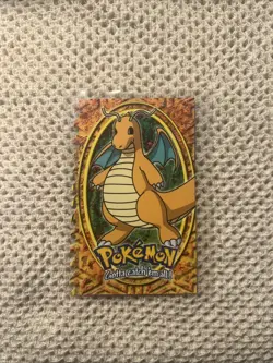 1999 Topps Pokemon Dragonite E12 Die-Cut (Blue Label) - Image 1
