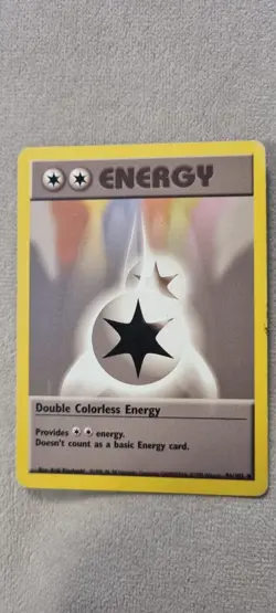 Double Colorless Energy - Pokemon TCG - MP - Uncommon - Base Set 96/102 - Image 1