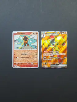 Pokemon TCG Charcadet Evolution Full Art Cosmos Holo Promo Reverse Holo Bundle - Image 4