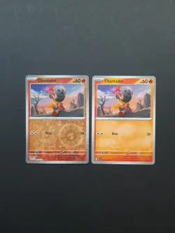 Pokemon TCG Charcadet Evolution Full Art Cosmos Holo Promo Reverse Holo Bundle - Image 5