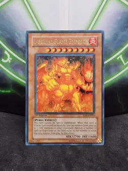 Yugioh Infernal Flame Emperor SD3-EN001 Ultra Rare 1st Edition NM - Image 1