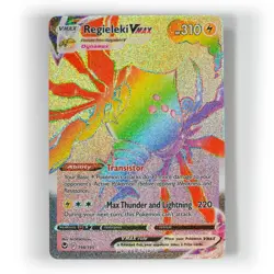 Pokemon - Regieleki VMAX - 198/195 - SWSH Silver Tempest - Secret Rare Card - Image 1