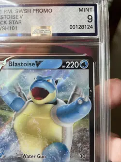 Blastoise v SWSH101 Sword & Shield Promo Holo Card AGS MINT 9 FREE SHIPPING! - Image 4