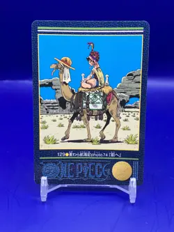 Luffy ONE PIECE Visual Adventure Cards TCG Japanese Anime Bandai 2001 #129 [AE] - Image 1