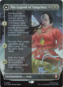 The Legend of Yangchen (Borderless) - FOIL - M Avatar: The Last Airbender 354 - - Image 1