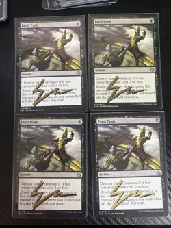 Fatal Push Aether Revolt Regular - Shadow Signed By Artist - Image 1