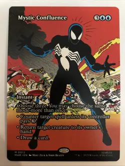 Spider-Man MTG Marvel Eternal-Legal Borderless Mystic Confluence Reg. M 0012 MAR - Image 1