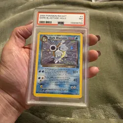 2000 Pokemon Rocket DARK BLASTOISE-HOLO #3/82 PSA 7 - Image 5