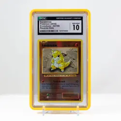 Pokemon Sandshrew Reverse Holo 54/108 XY Evolutions - CGC 10 Gem Mint - Image 1