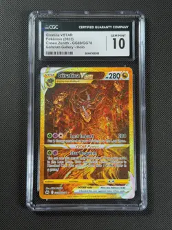 CGC 10 Giratina VSTAR GG69/GG70 FULL ART Pokemon Card Crown Zenith GEM MINT - Image 1