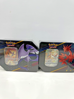 Pokemon TCG Sealed X 2 Crown Zenith Tins Galarian Arcticuno & Galarian Zapdos ✅ - Image 1