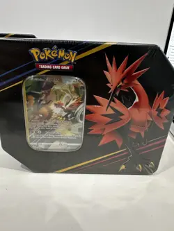 Pokemon TCG Sealed X 2 Crown Zenith Tins Galarian Arcticuno & Galarian Zapdos ✅ - Image 4