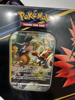 Pokemon TCG Sealed X 2 Crown Zenith Tins Galarian Arcticuno & Galarian Zapdos ✅ - Image 5