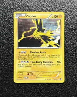 Pokemon TCG - Zapdos 41/99 - Holo Rare - B&W Next Destinies *LP - Image 1
