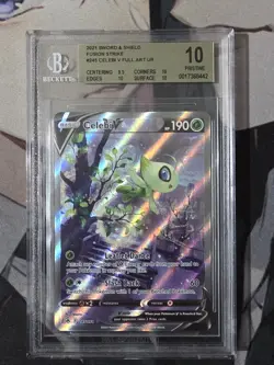 POKEMON - Celebi V Alternate Full Art - Fusion Strike 245/264 - BGS 10- Ultra - Image 1
