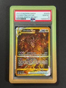 PSA 10 Giratina VSTAR GG69/GG70 FULL ART Pokemon Card Crown Zenith GEM MINT - Image 1