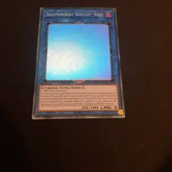 Yu-Gi-Oh Salamangreat Sunlight Wolf LD10-EN000 Ghost Rare Card - Image 3