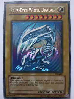 Yu-Gi-Oh! TCG Blue-Eyes White Dragon SDK-001 Unlimited Ultra Rare HP - Image 1
