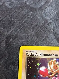 Rocket's Hitmonchan 11/132 Holo Gym Heroes Pokemon Card - Image 4