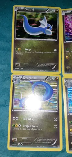 Dragonite Evolution Set Dragon Vault Holo Rare Pokemon TCG Card Lot - Image 3