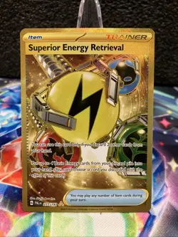 Superior Energy Retrieval Paldea Evolved Holo HR Hyper Rare TCG Card - Image 1