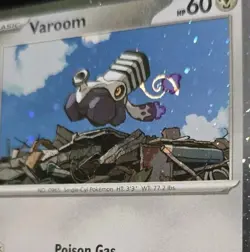 Varoom SVP EN 025 Cosmos Holo HD Swirl Black Star Promo Pokemon Card - Image 1