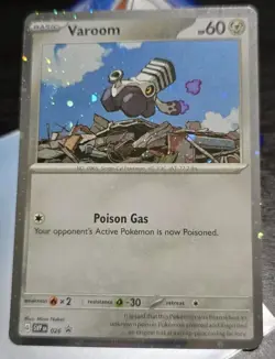 Varoom SVP EN 025 Cosmos Holo HD Swirl Black Star Promo Pokemon Card - Image 2