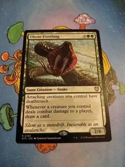 Ohran Frostfang 0199 Non Foil Rare outlaws of thunder junction MTG Near Mint - Image 1
