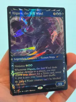 1X HALO FOIL Higure, the Still Wind SHOWCASE MINT MTG Magic Secret Lair EDH - Image 1