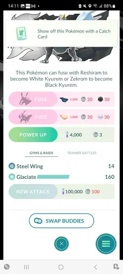 Pokemon Go Legendary Kyurem ( Normal ) ( Background) - Image 2