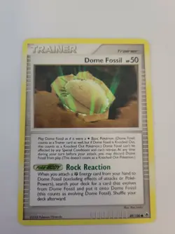 Pokemon TCG Dome Fossil Majestic Dawn 89/100 Regular Common Trainer Damaged - Image 1