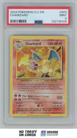 2023 Pokemon CLC Classic Charizard PSA 9 . #003/034 - Image 1
