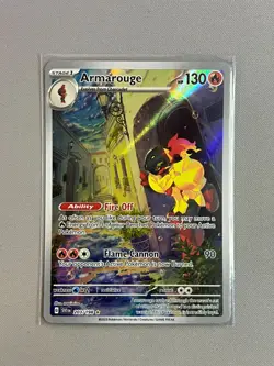 Armarouge 203/198 Illustration Rare Holo Scarlet & Violet NM/M Pokemon TCG - Image 1