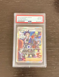 2023 Pokemon SWSH PSA 8 Adaman Full Art Crown Zenith #GG57 - Image 1