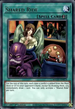 Shared Ride - Gold Rare 1st Edition MAGO-EN079 - LP - YuGiOh - Image 1