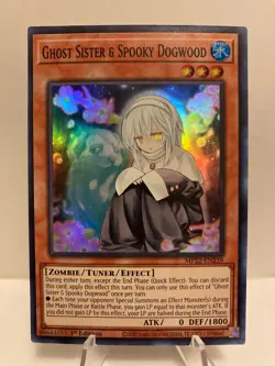 Yu-Gi-Oh! Ghost Sister & Spooky Dogwood MP22-EN259 Super Rare 1st Ed. NM - Image 1