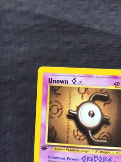 Pokemon Cards: 1st Edition Neo Discovery Common: Unown E 67/75 - Image 2