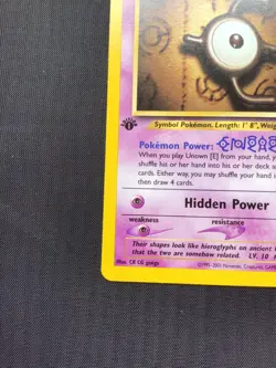 Pokemon Cards: 1st Edition Neo Discovery Common: Unown E 67/75 - Image 5