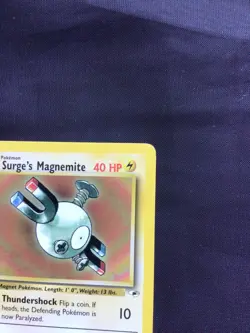 Pokemon Cards: Gym Heroes 1st Edition Common: Lt. Surge's Magnemite 80/132 - Image 3