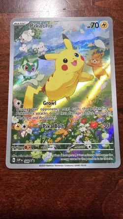 Pikachu 088 Sv: Scarlet & Violet Promo Cards Illustrator Rare Holo - Image 1