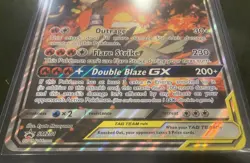 Reshiram & Charizard GX SM201 Jumbo Cards Holo in Top Loader - Image 5