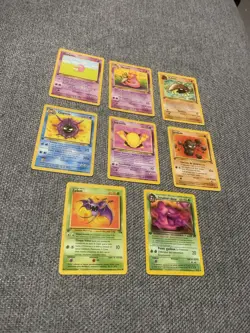1st Edition Pokemon Lot (8 Cards) MINT - Image 1