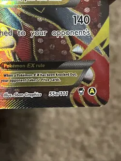 Mega Lucario EX Alternate Art Holo Card 055a/111 Mint Pokemon - Image 5