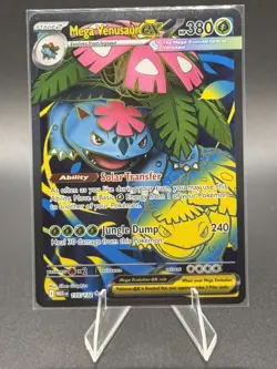 Mega Venusaur EX 155/132 Mega Evolution ENGLISH Pokemon TCG Card NM Ultra Rare - Image 1