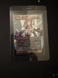 MTG Lightning, Army of One - Surge Foil - Borderless, NM-Mint, English Final Fan - Image 1